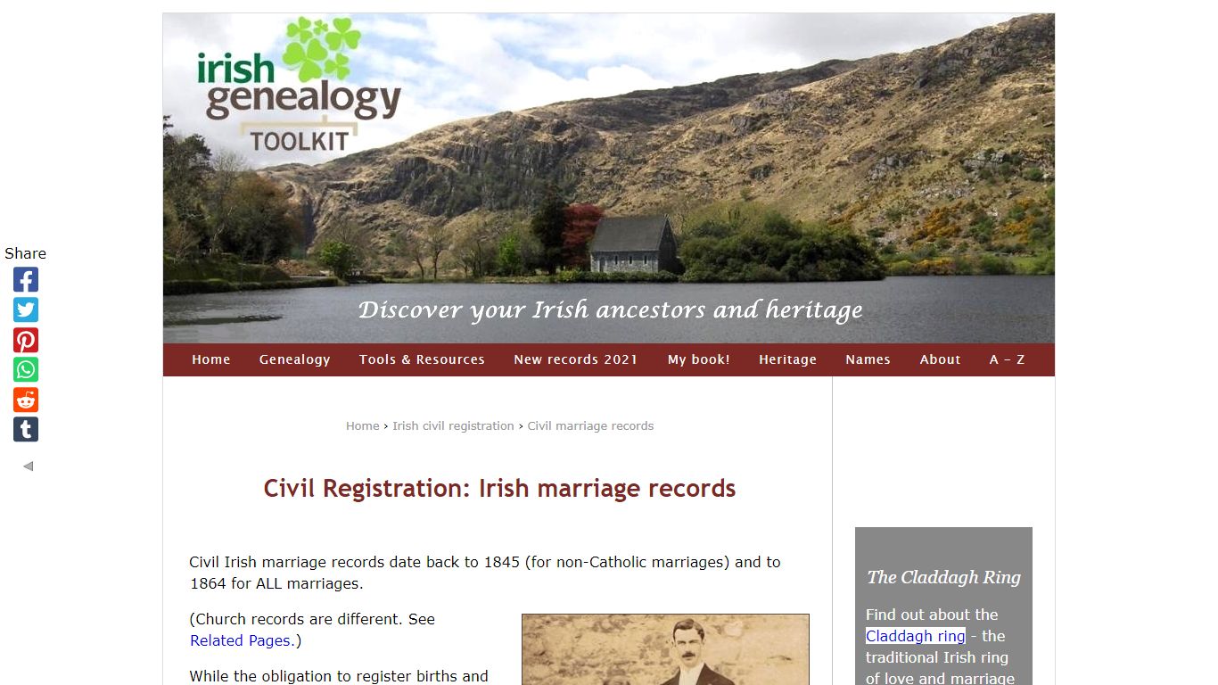 Irish marriage records - what they tell you and where to find them