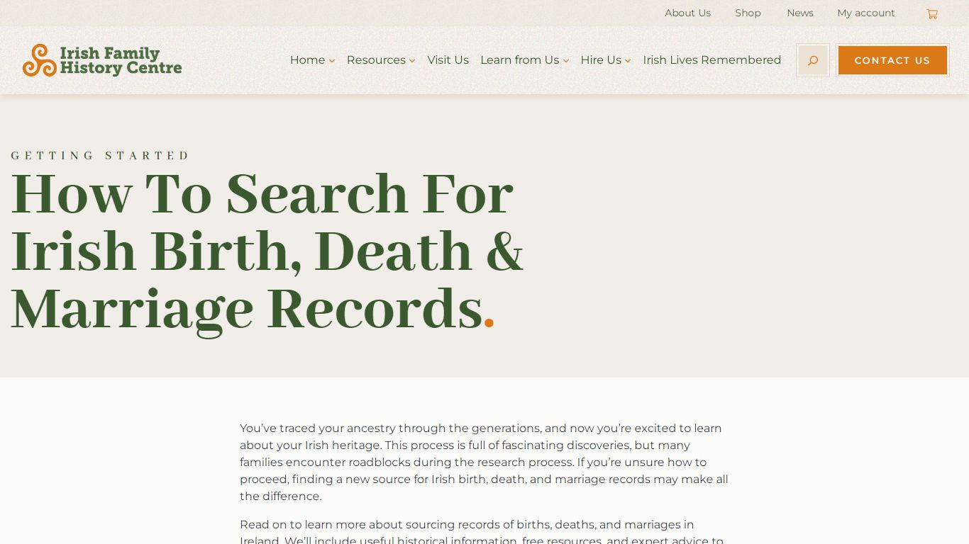 How To Search For Irish Birth, Death & Marriage Records